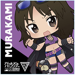 ガールズ＆パンツァー スクエアクッション  ムラカミ 黒マントver.