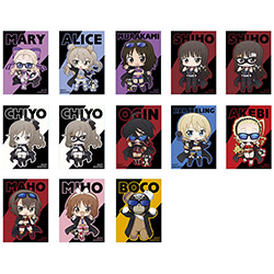 ガールズ＆パンツァー ARISTRISTコラボイラストミニキャンバス13種類コンプリートセット