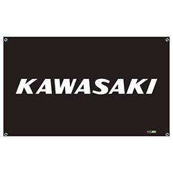 Kawasaki ヘリテージタンクエンブレム  特大フラッグ