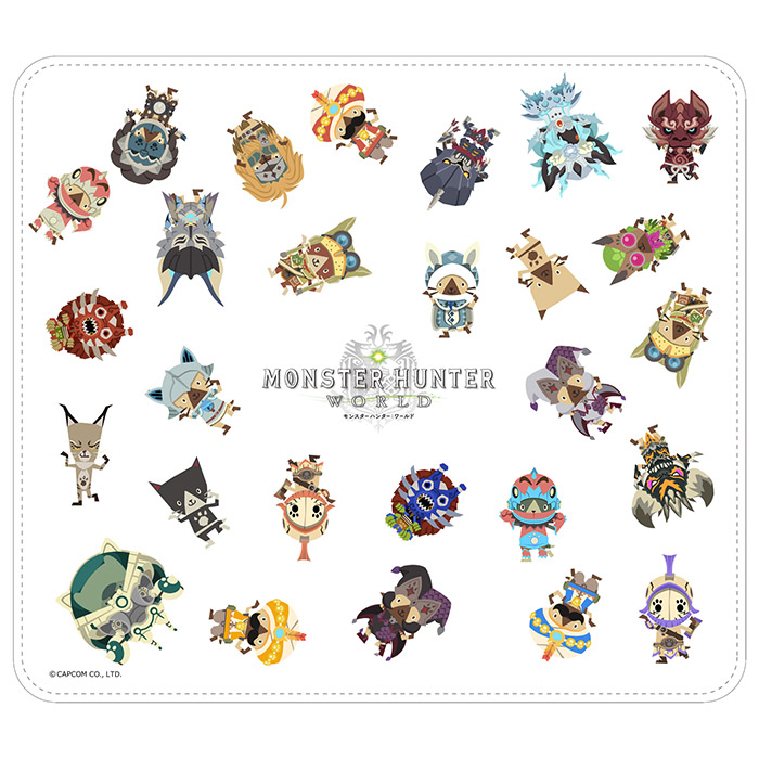 モンスターハンター ワールドマウスパッドオトモアイルーb News